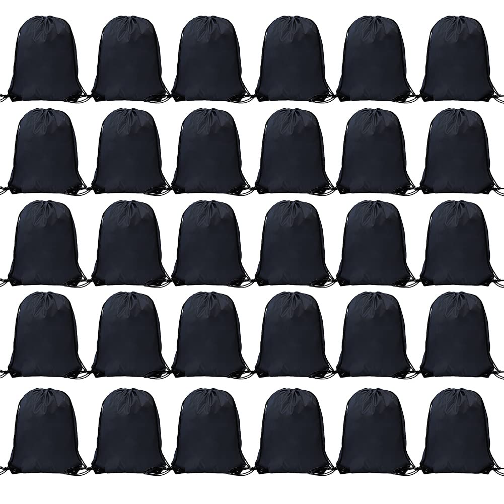 Bulk Drawstring Bags, Polyester Draw String Bags, Gym Sports Cinch Bag Drawstring Backpack for Women Men