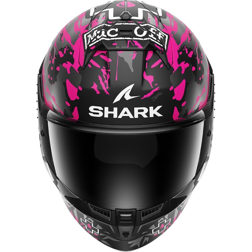 SHARK, Casco Moto Integrale SKWAL CUP Replica REDDING Black Violet Blue KVB, XS