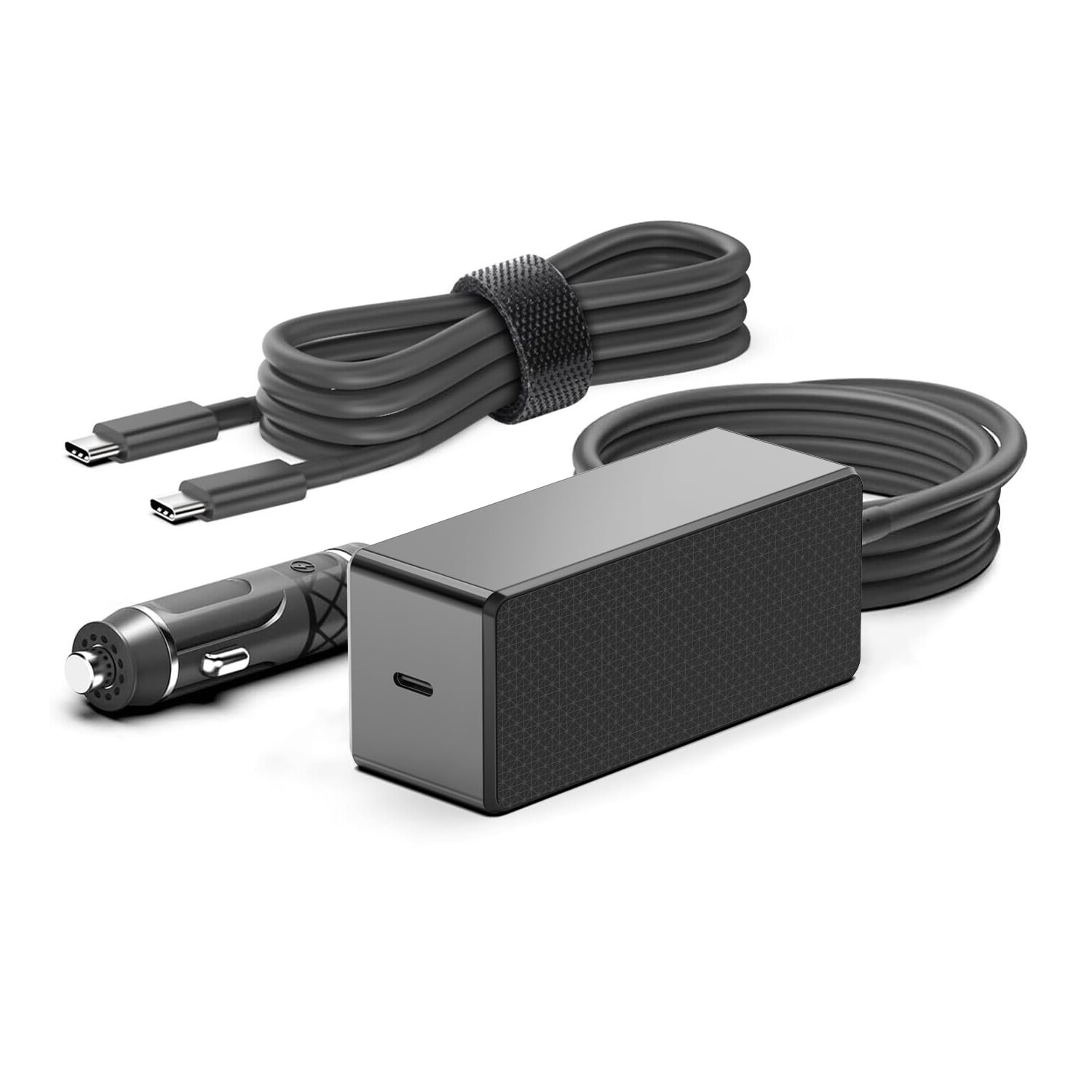 HKY Cargador de coche 12 V-24 V 2 m 140 W USB C adaptador de carga rápida para MacBook Pro/Air, iPhone 15/15 Pro/15 Pro Max, tipo C Tablet portátil, para Samsung Galaxy Note 20 Ultra Note