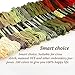 Embroidery Thread Embroidery Floss Rainbow Color String for Friendship Bracelets 100 skeins Cross Stitch Threads