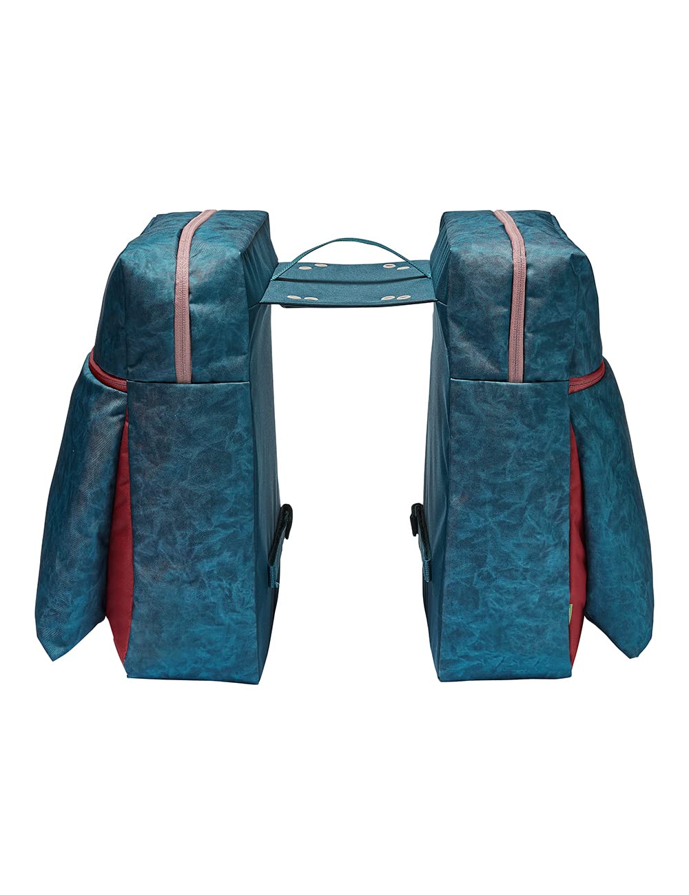 VAUDE RT-Hinterradtaschen TwinZipper – Doppeltasche Fürs Fahrrad, Klimaneutral | Urbanes Design, Hauptfach Mit Reißverschluss
