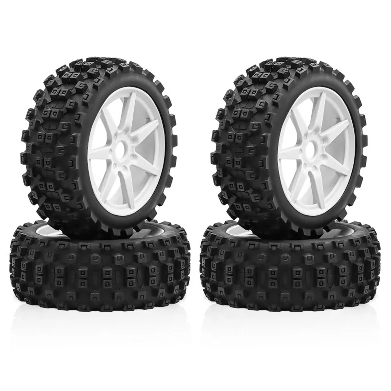 Per ARRMA Per Typhon Per Traxxas Per Kyosho Per HPI Per HSP 1/8 Rc Auto 4 Pezzi 115 Mm Off-Road Per Buggy Ruote Pneumatico 17 Esagonale Parti Aggiornamento Parti Ricambio Rc