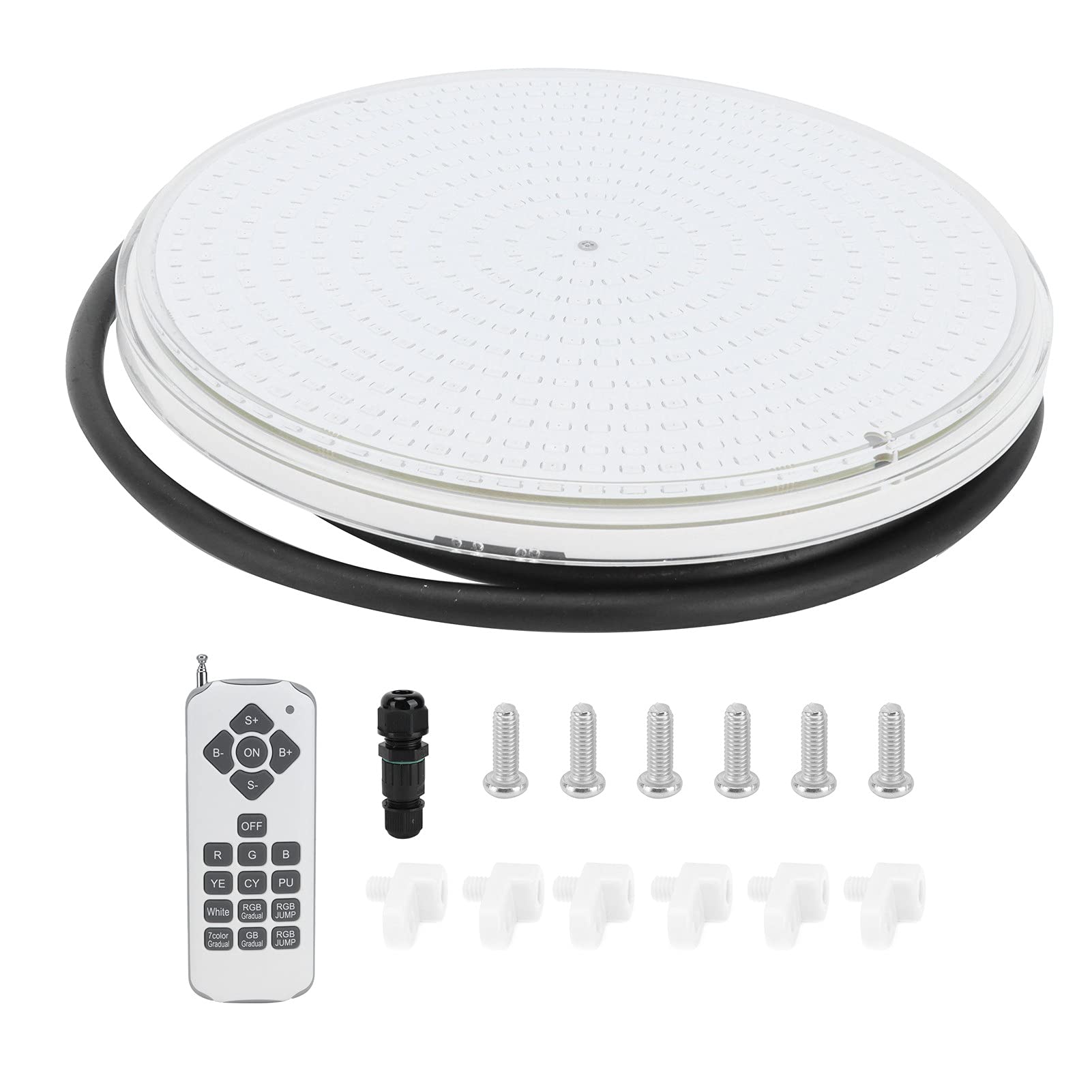 RiToEasysports Wielofunkcyjna LED do Basenu z Pilotem do Użytku Domowego i Komercyjnego Wodoodporna IP68 4500LM