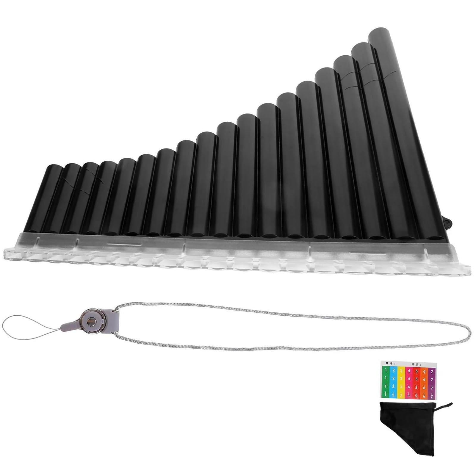 Professional Pan Flute Pan Flute Pipe C Key Panpipe Portable Musical Instrument Multifunctional Panpipes Instruments