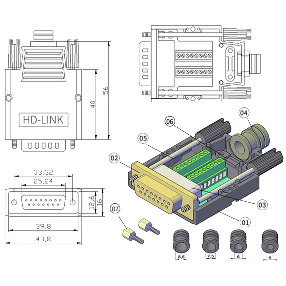 Adaptateur 7 à 13 Broches Adaptateur De Prise Remorque 7 Broches Vers 13 Broches - Compatible Voiture, SUV Et 4x4 Adaptateur 13 Broches 7 Broches - 4