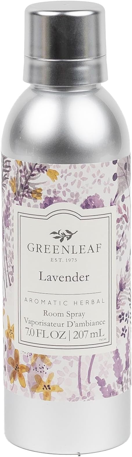 Greenleaf Gifts Lavender Scented Room Air Freshener Spray | Non-Aerosol 7 oz Spray | Floral Scented Air Freshener for Home | Home Fragrance for Bedroom & Bathroom