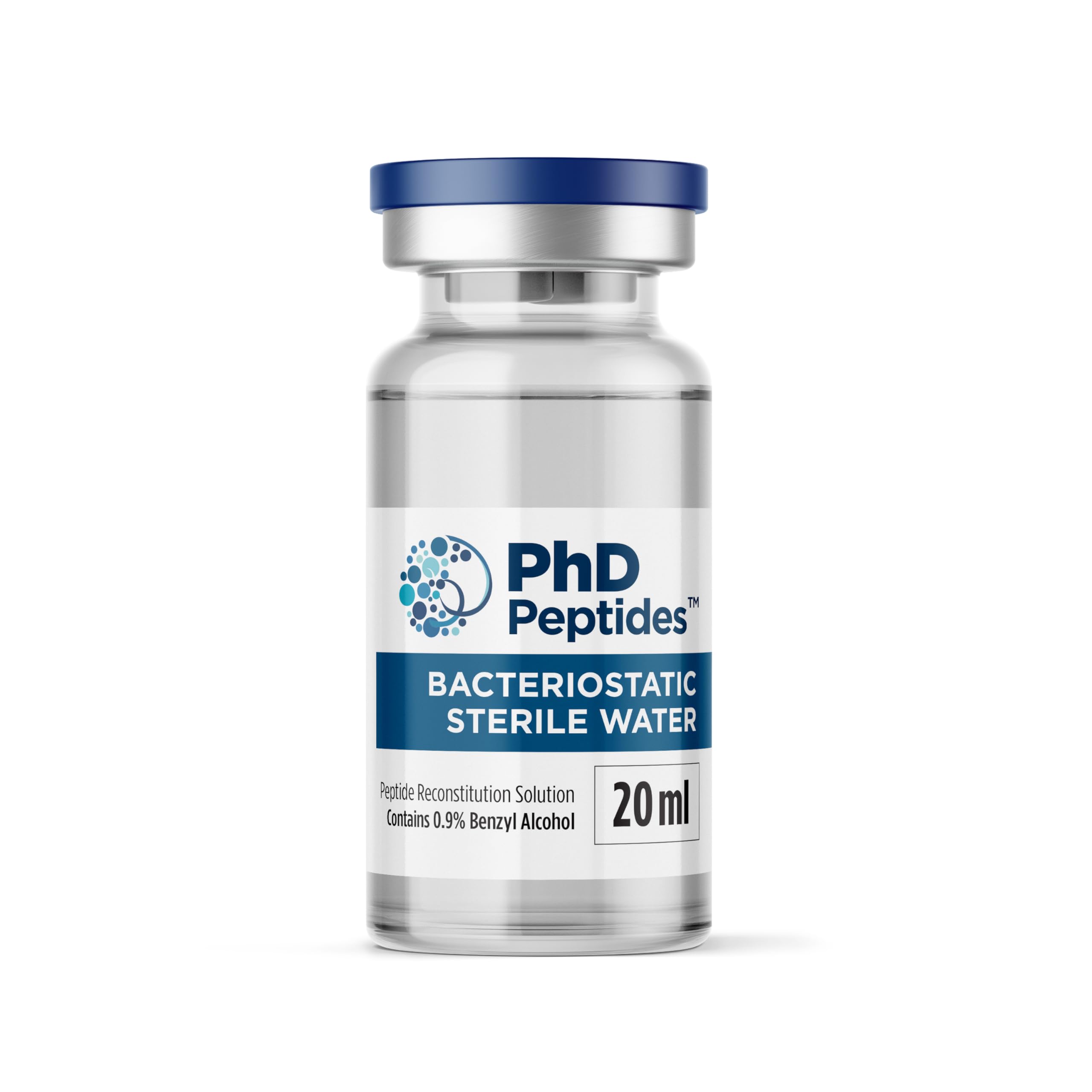 PhD Peptides Bacteriostatic Sterile Water - 20 ml - Peptide Replenishing  Solution
