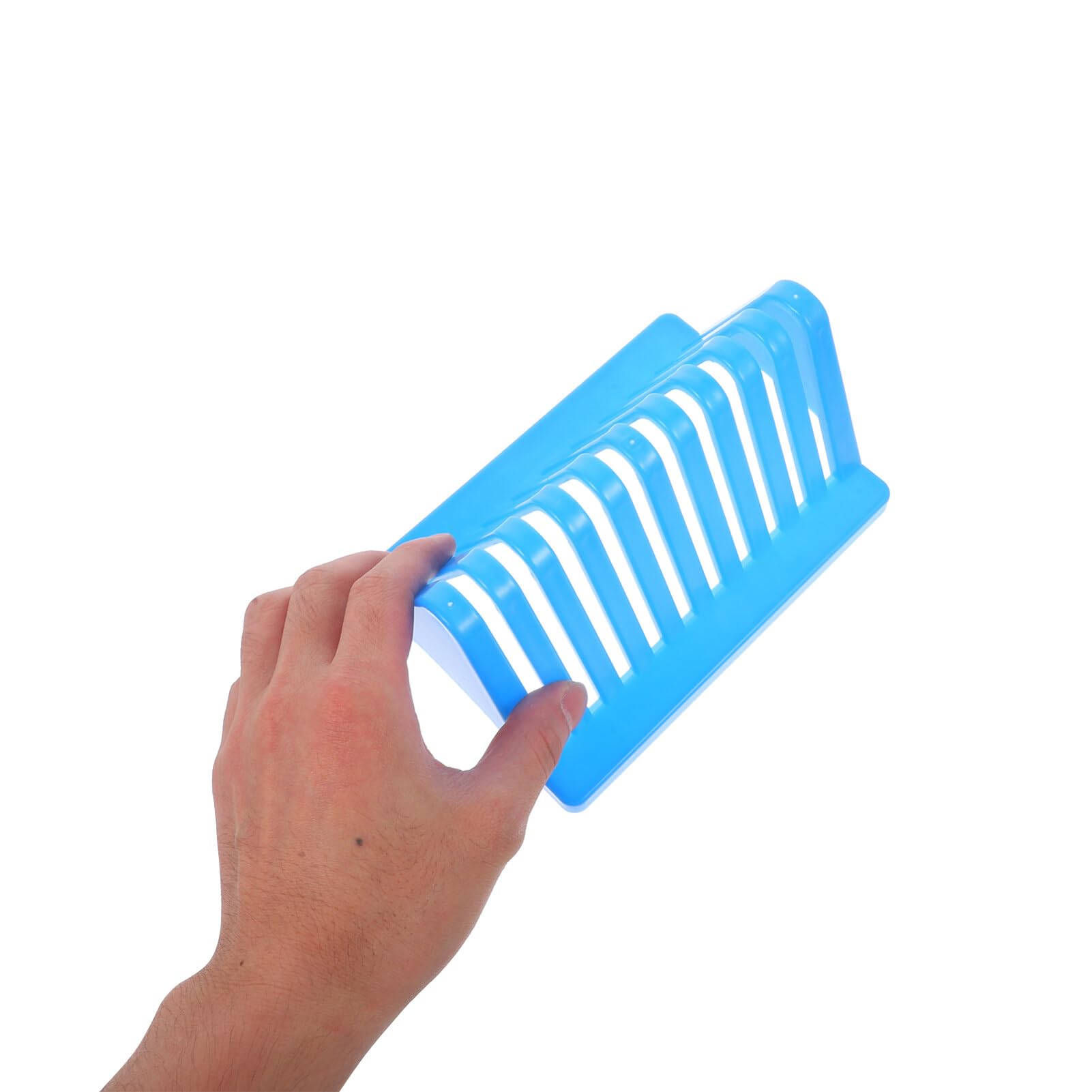 SOLUSTRE 4pcs Lab Microscope Slide Holders Glass Slide Staining Rack Microscope Slide Storage Containers Microscope Slides Staining Rack Equipment Supplies