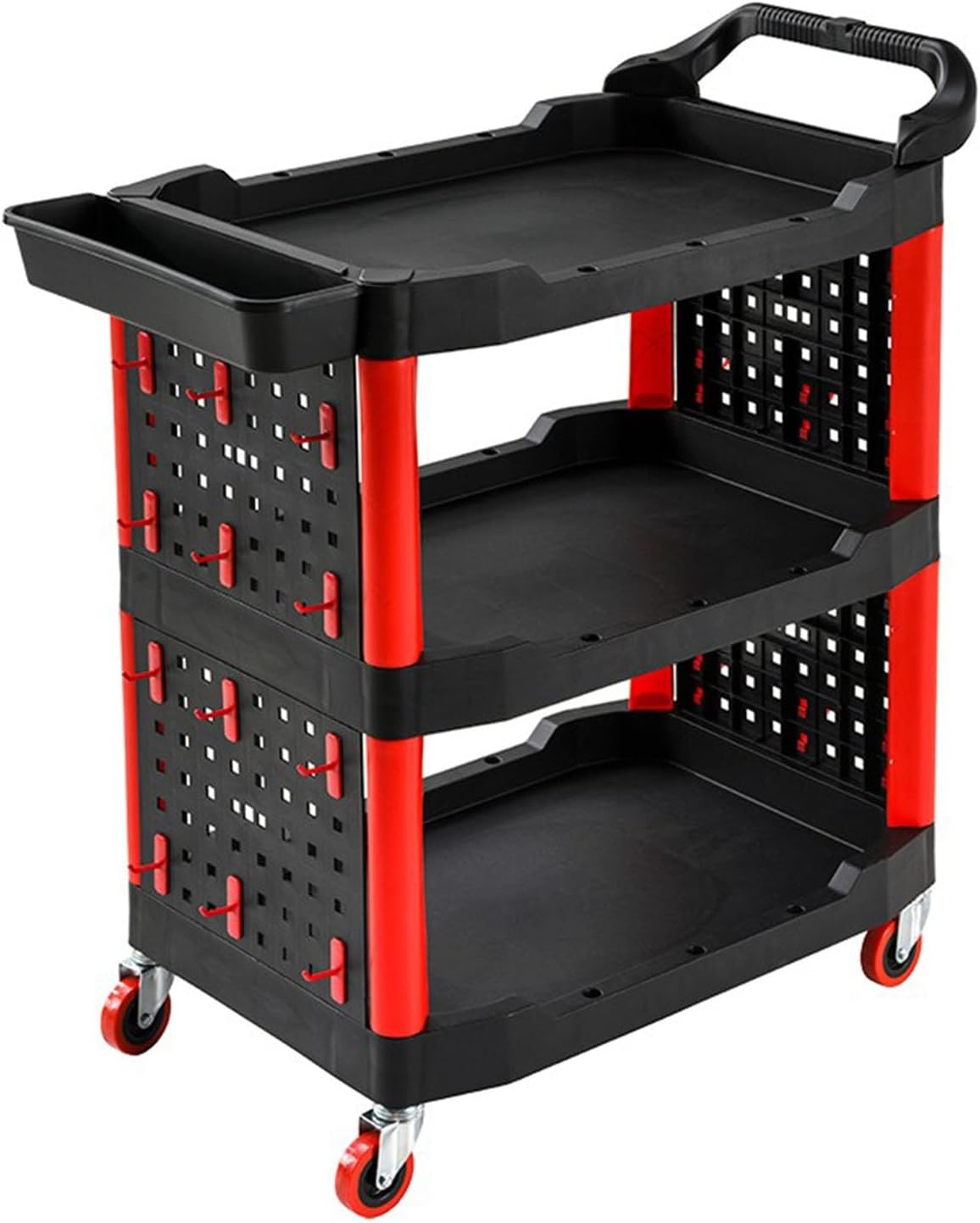 ローリングツールカート、3つのツール収納オーガナイザー、ロック可能 ローリングツールカート、3つのツール収納オーガナイザー、ロック可能