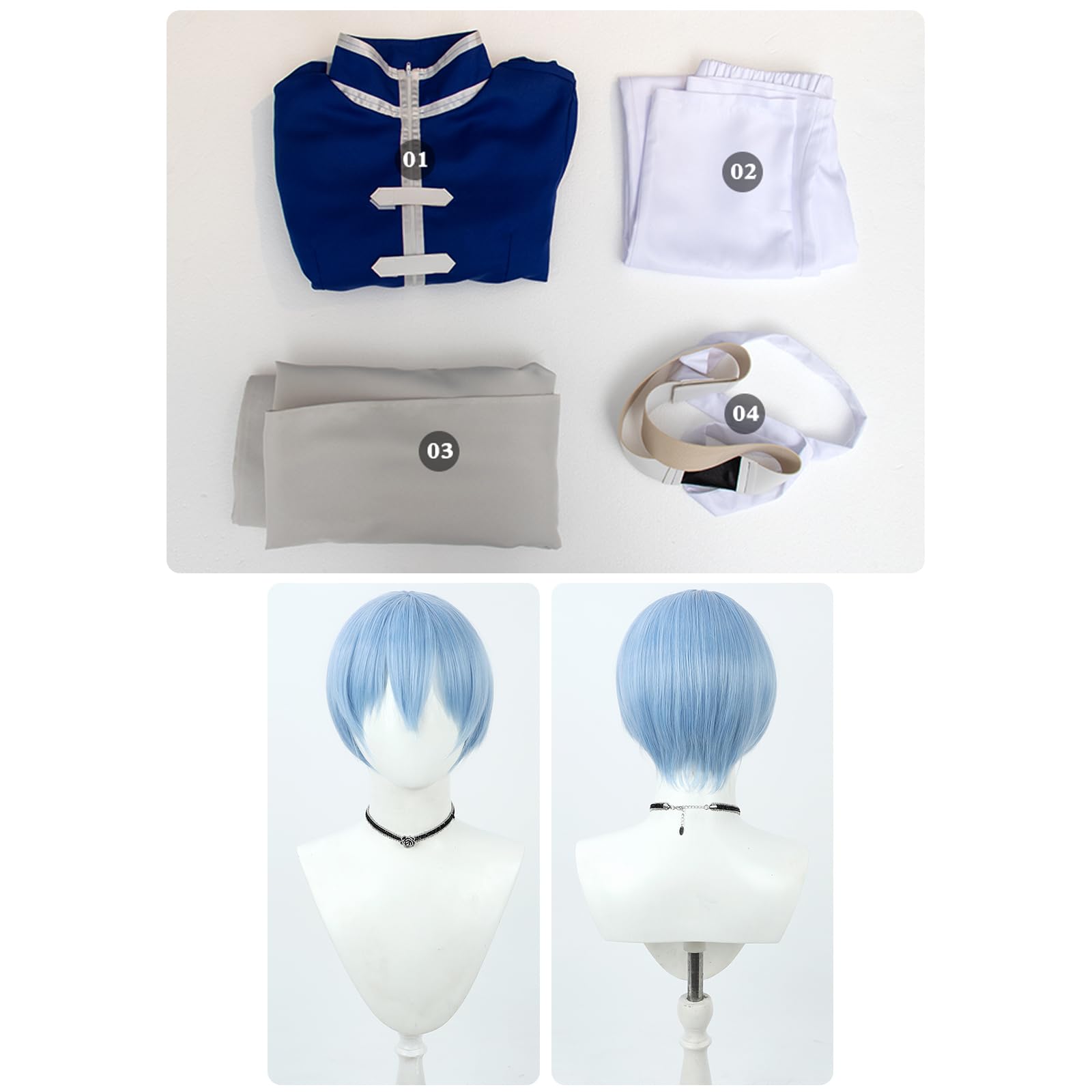 Amazon | [CHIASA] コスプレ衣装 フルセット ウィッグ、靴を追加可能