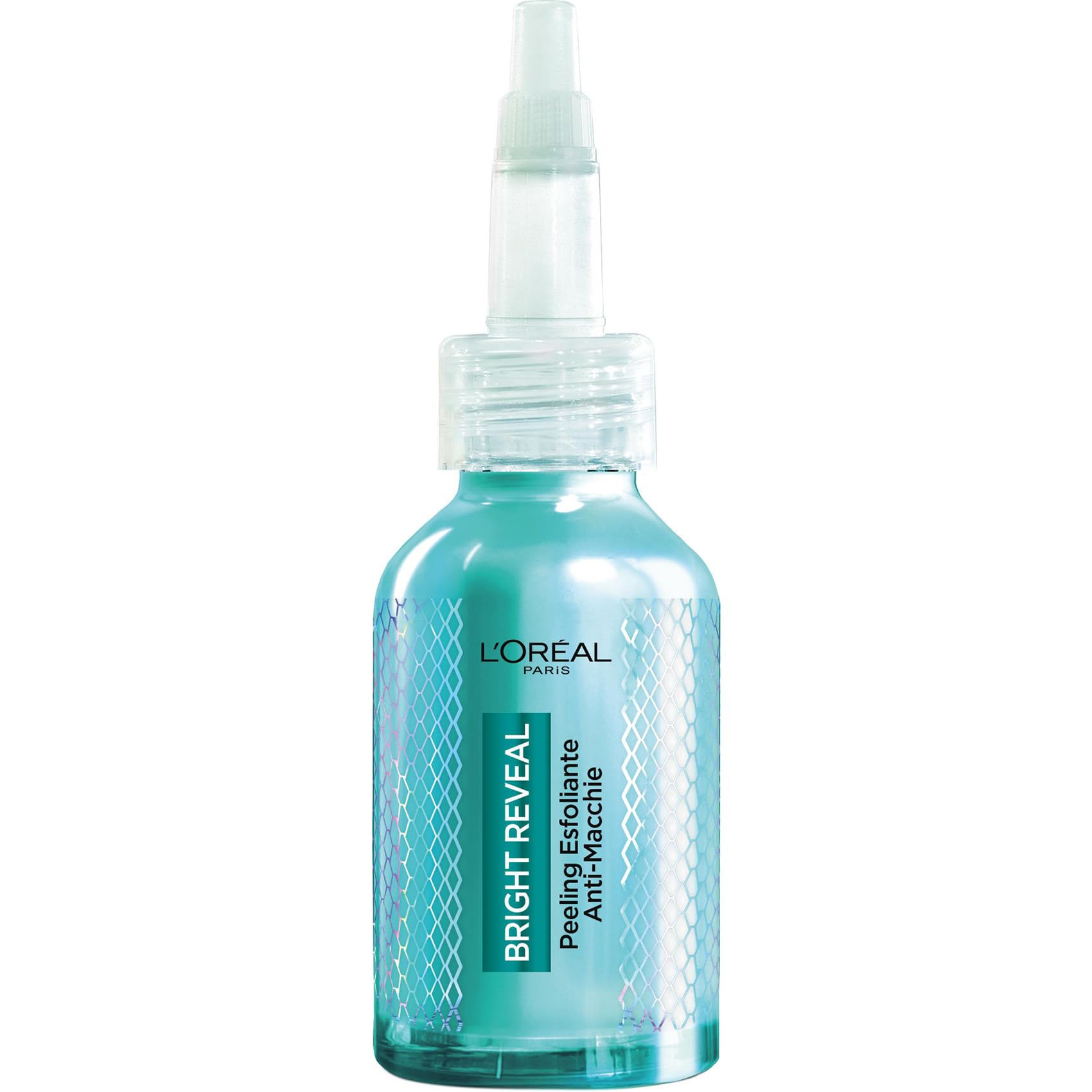 L’Oréal Paris Peeling Esfoliante, Per Tutti i Tipi di Pelle, Incarnato Levigato e Uniforme, Con Niacinamine e 25% AHA + BHA + PHA, Bright Reveal, 25 ml