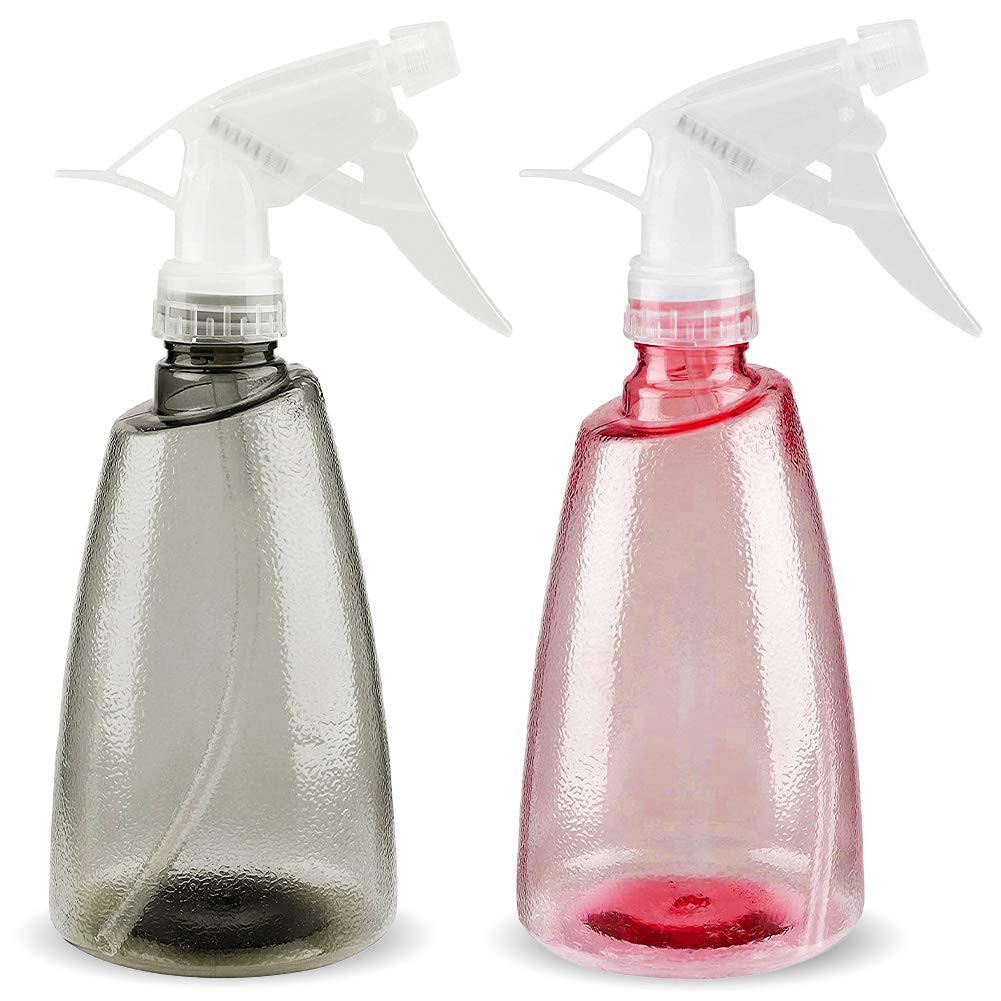 Flacons Pulvérisateurs 500ml - Lot De 2 Vaporisateurs Vides Rechargeables, Pompe à Gâchette, Pour Jardin, Ménage, Cosmétiques
