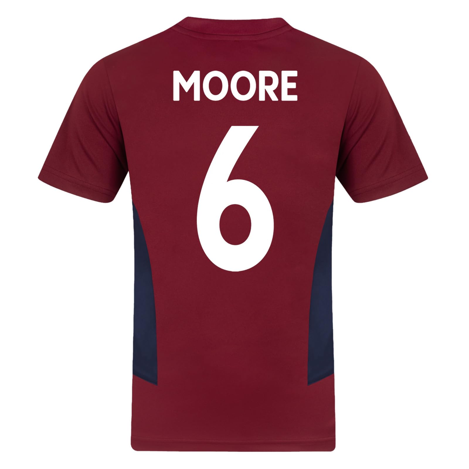 West Ham United FC Mens Moore 6 Poly T-Shirt Claret 3XL