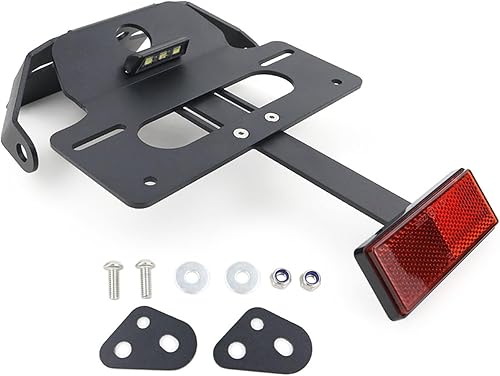 Motorcycle License Plate Holder Motorcycle License Number Plate Frame Holder Bracket Tail Tidy Fender Eliminator Compatible with Triumph Scrambler