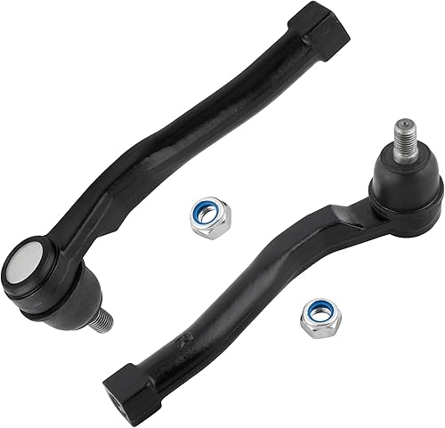 Juego de 2 piezas de suspensión delantera, extremos de barra de acoplamiento, ES800033 extremo de barra de acoplamiento exterior izquierdo para