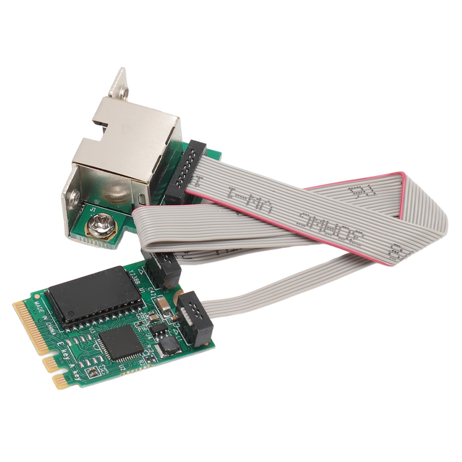 Adaptateur Ethernet M.2 A+E Key 2.5G, Carte Réseau Ethernet RJ45 Gigabit RTL8125B, pour 7/8/8.1/10, Serveur 2008/2012/2016, pour Linux