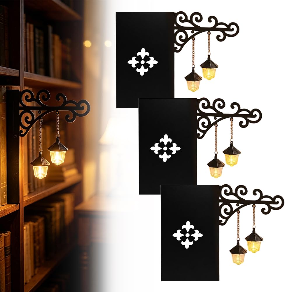 Library Lantern Mini Bookshelf Lamp - Decorative Bookshelf Lighting