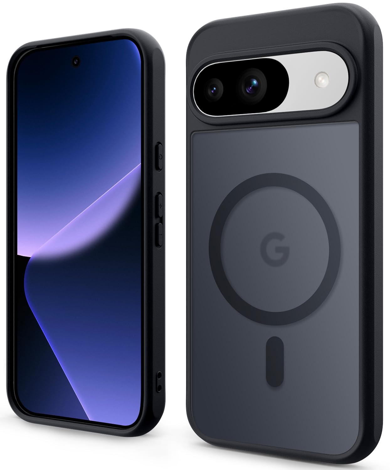 OTOFLY Magnetic for Google Pixel 9 Case & Pixel 9 Pro Case (Compatible with MagSafe)(12 FT Military Grade Drop Protection) Slim Translucent Matte