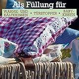 Leinsamen Leinsaat Naturbelassene Leinsamenkörner Einzelfuttermittel Flachssamen ganze Körner Wärmekissen Kissen 15 kg Futterzusatz Pferde Vögel Geflügel DML