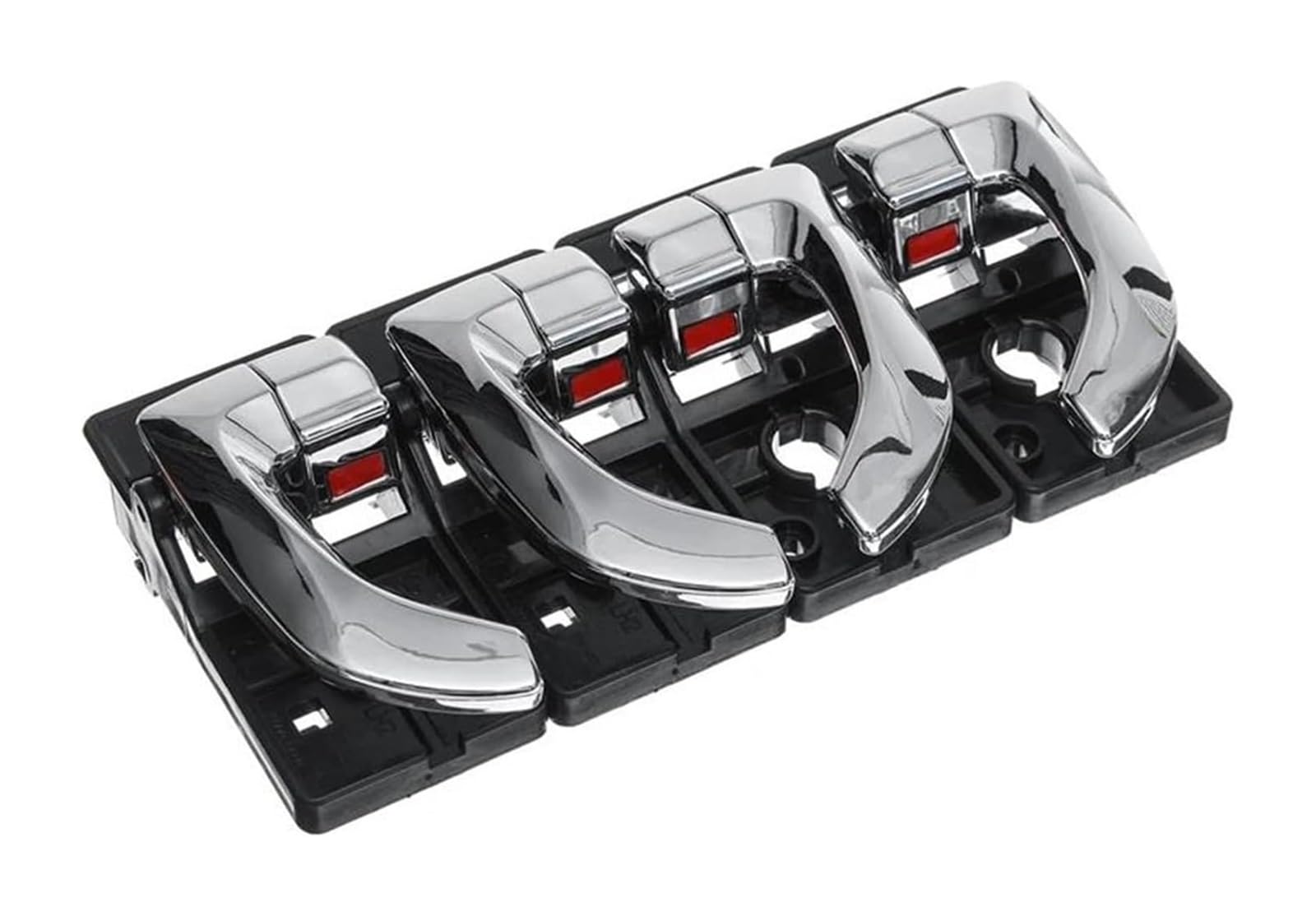 TYTYASS Inner Door Handle for Hyundai for Tucson 2005 2006 2007 2008 2009 Car Interior Inside Door Handle Left Right Set(Chrome x4)