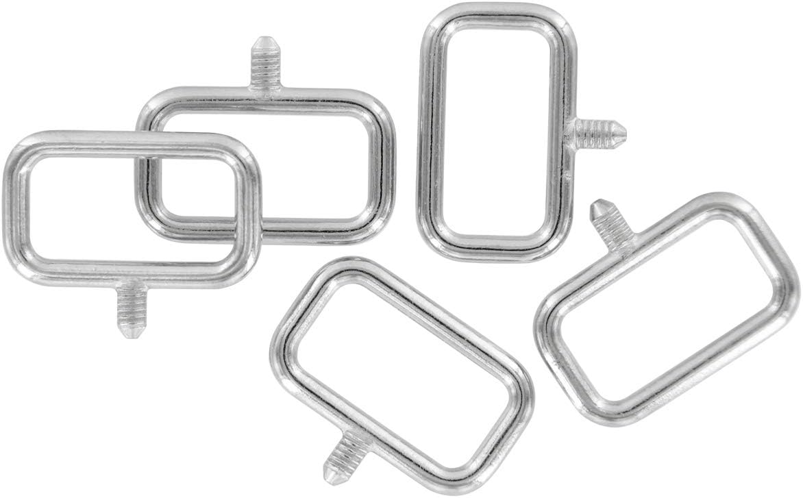 XS1607 Concho Slide Loop Adapters - Size 3/4" X 3/8" - 10 Pieces/Pack