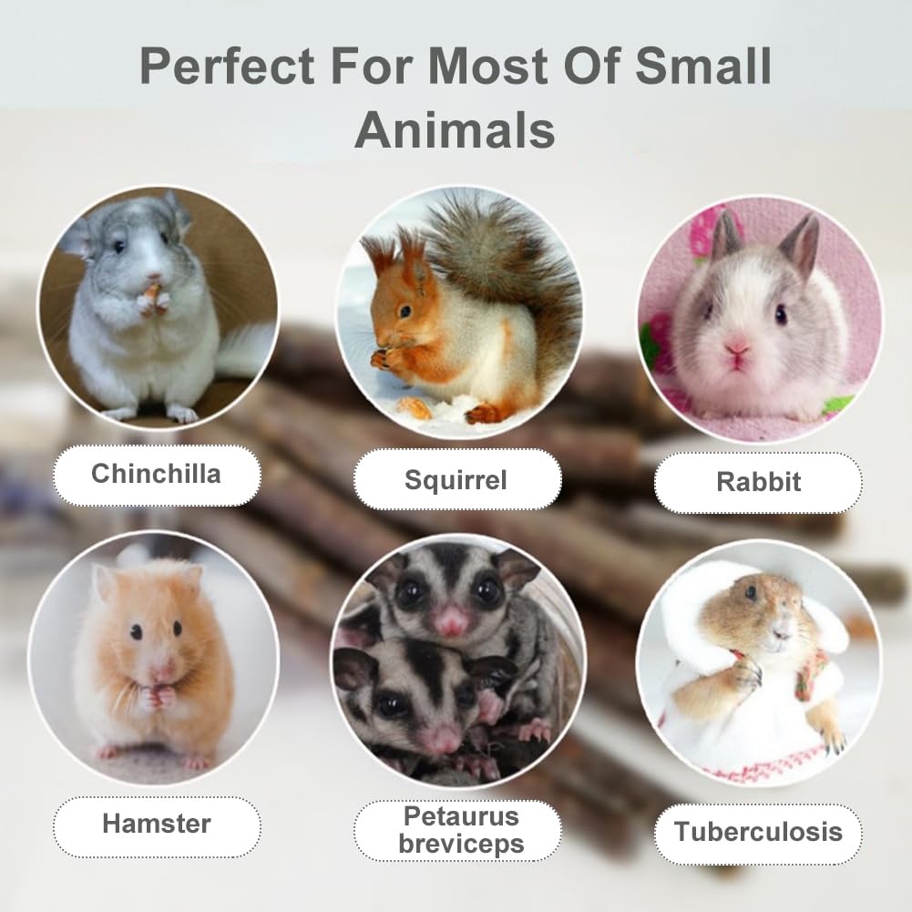 Konijn Kauwspeelgoed, Hamster Speelgoed met appelstokjes Timothy hooi sticks, Kauwspeelgoed voor Konijnen, Cavia, Hamster, Chinchilla