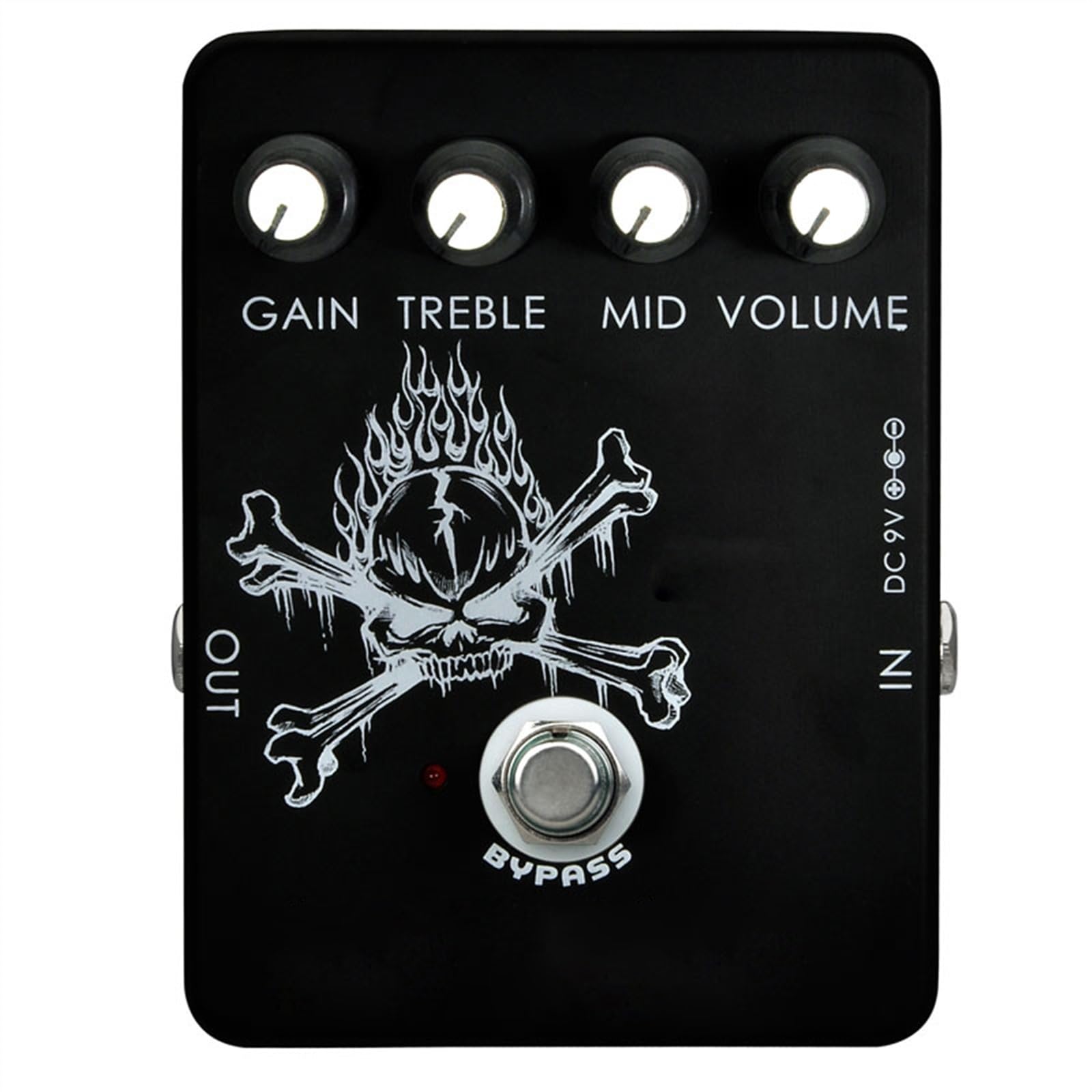 Pedale per Chitarra di modulazione Effetto Pedale di Distorsione Ad Alto Guadagno Effetto Pedale Heavy Metal per Chitarra Elettrica True Bypass