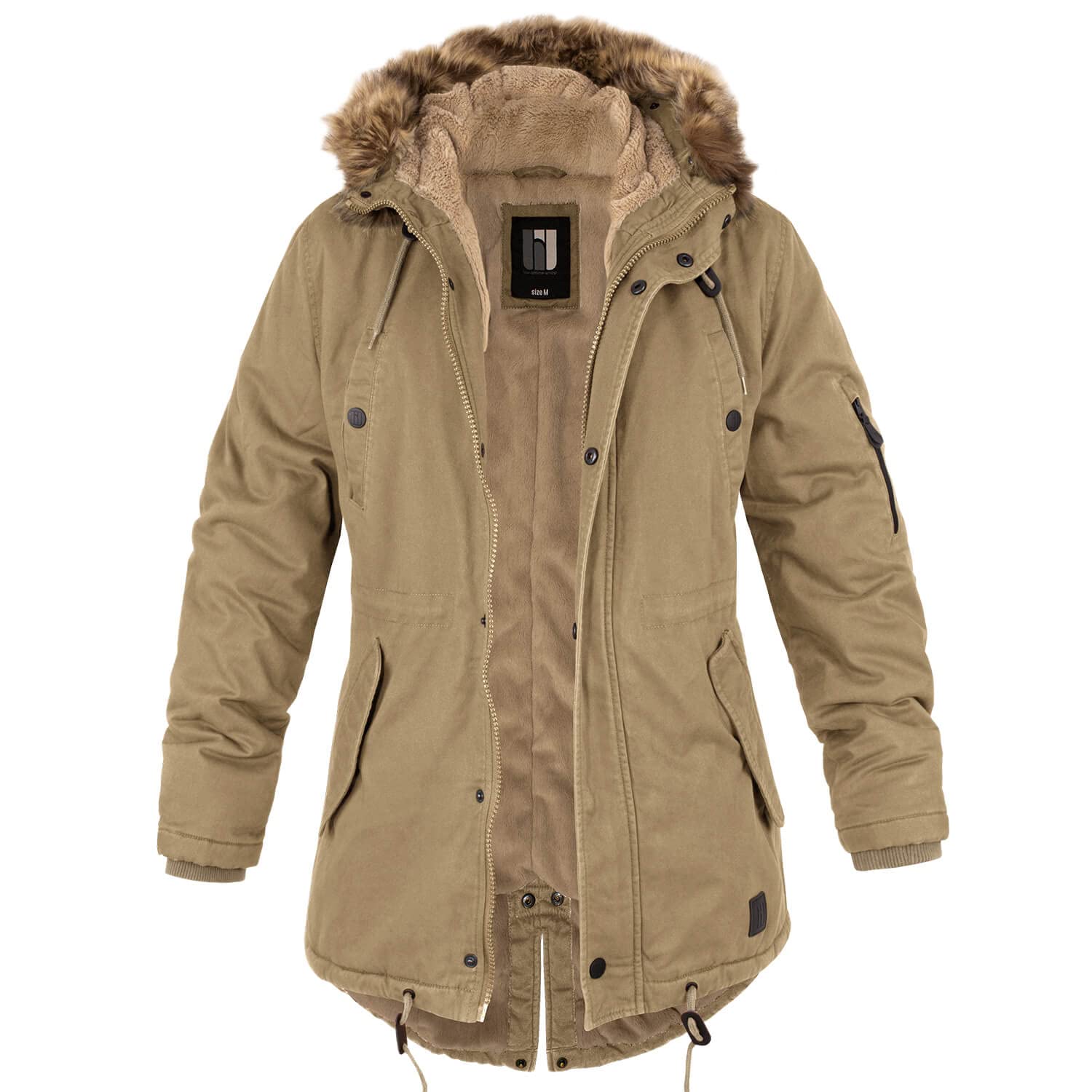 ジャケット Womens Luxor Fishtail Padded Parka Fishtail Parka – La Garçonne