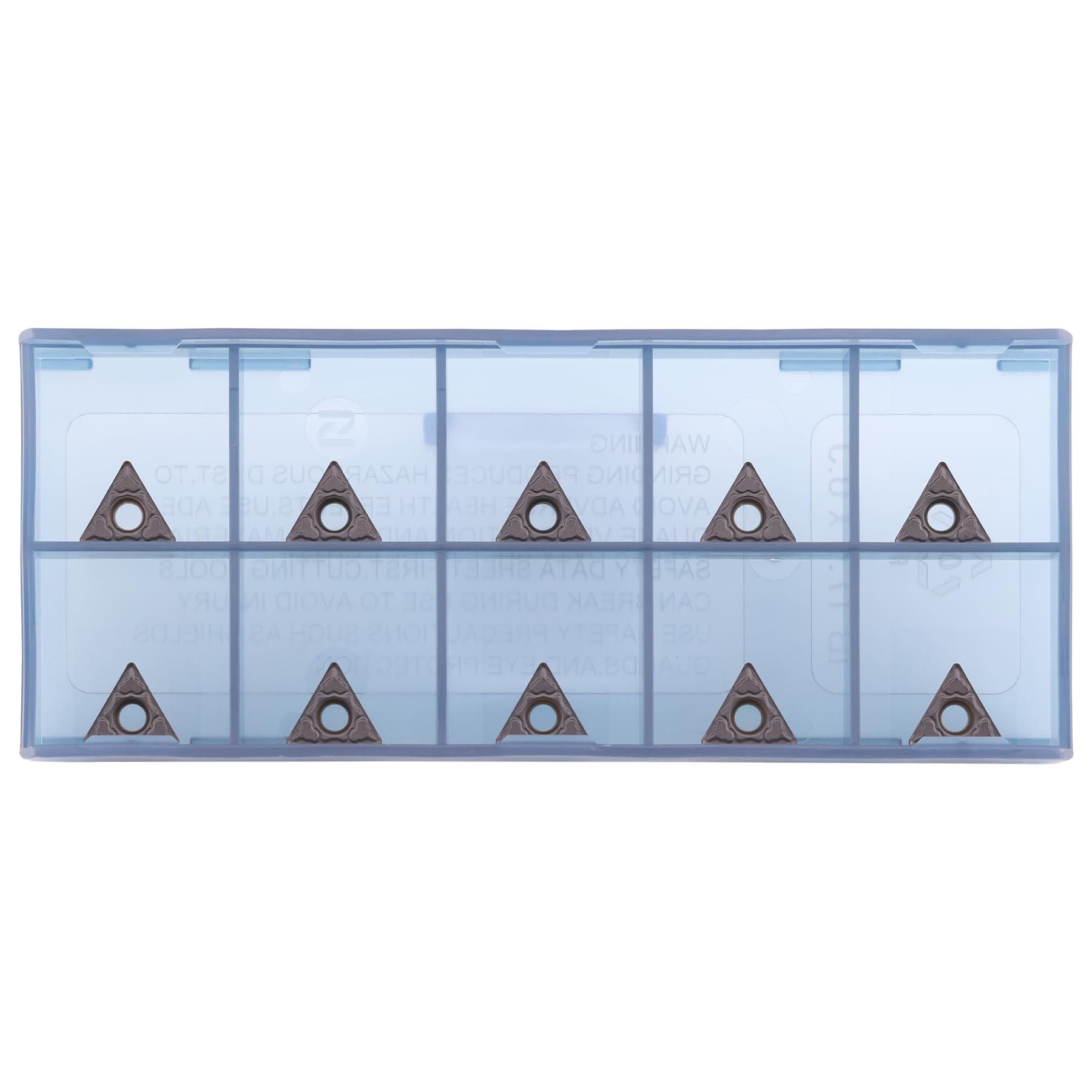 Insertos de Carburo de CNC TCMT 090204 Tcmt21,51 - mecanizado universal de acero, plaquitas de torneado -recubrimiento TiN, 10 piezas