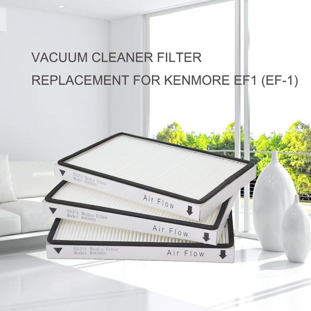 EZ SPARES EF1 Filter 86889 Compatible with Kenmore & Panasonic, 3 Pack image 4