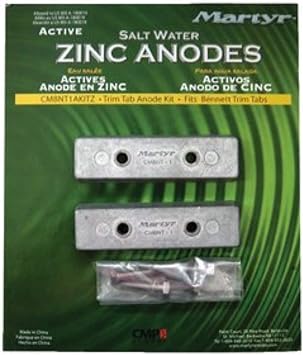 MARTYR CMBNT1AKITZ Zinc Outboard/Sterndrive Anode