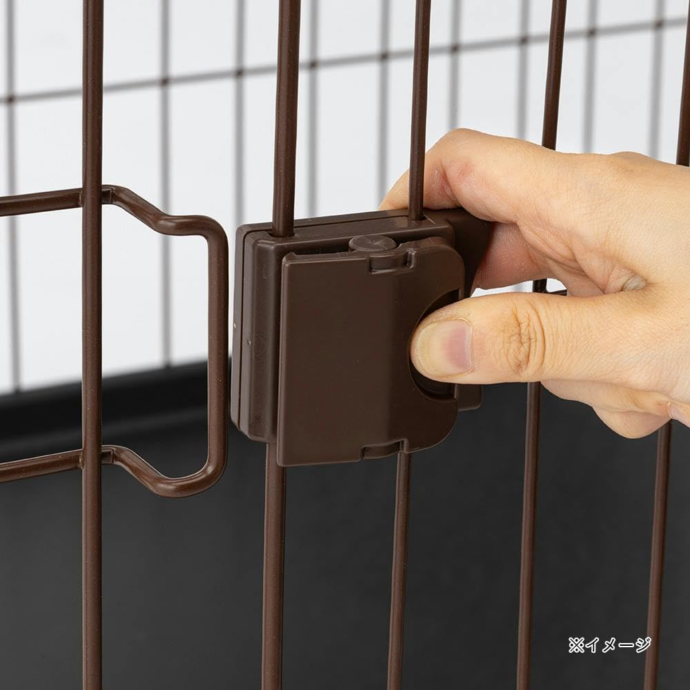 Amazon | カインズ(CAINZ) 屋根付きペットサークル L | ペット用品 犬
