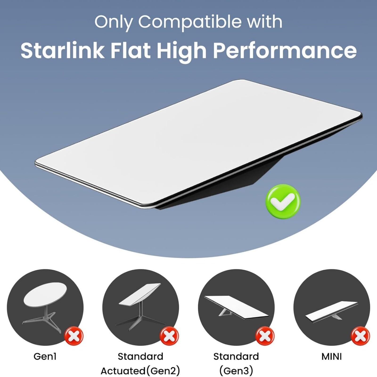 Ethernet Cable Adapter for Starlink Flat High Performance – SPX Plug to RJ45 Female, IP67 Waterproof, 2000Mbps Cat6/7/8 Extension Cable Converter, Outdoor Compatible