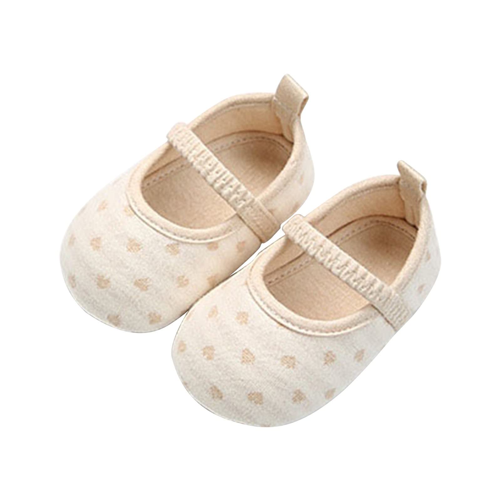 Baby Girls Non Slip For Toddler First Walkers Soft Sole Cotton Shoes Sneaker Wedding Toddler Boy Sandals Size 5 (B, 0-3 Months)