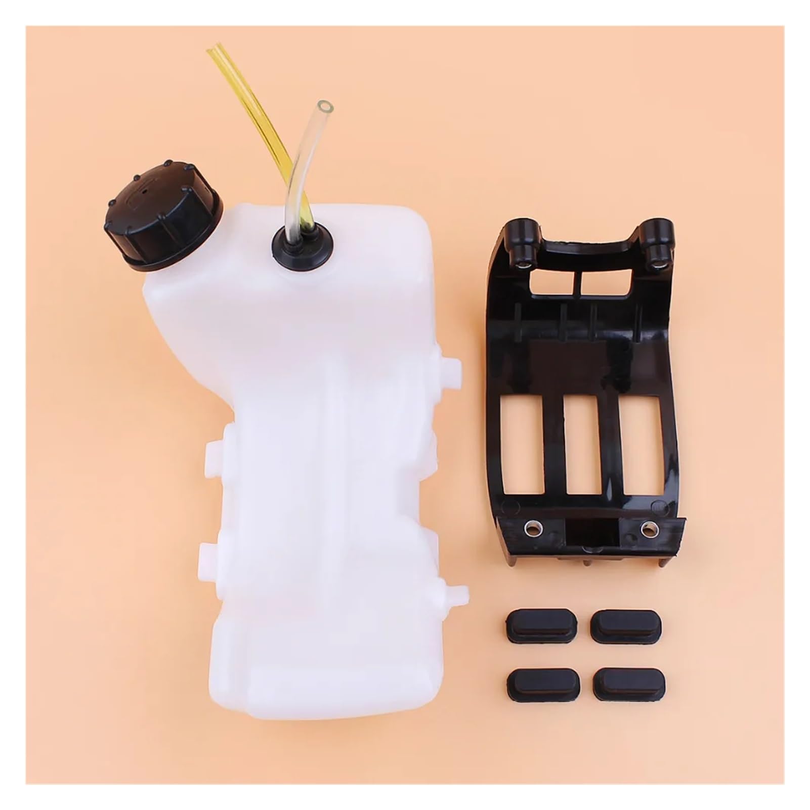Kit de Goma amortiguadora de Carcasa de Base del Protector de Gasolina for desbrozadoras GX35 GX 35 de 1,3 HP