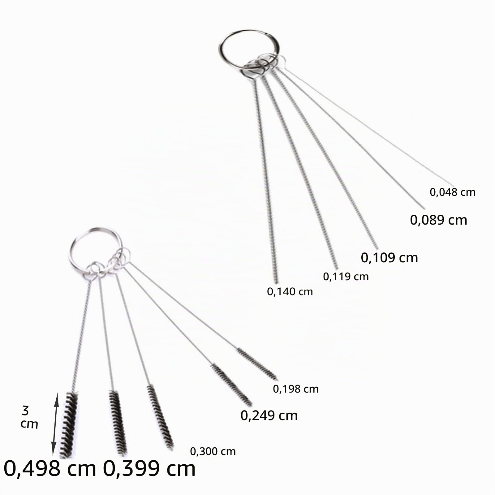 Kit de Limpieza de aerografo con cepillos de Limpieza, Agujas de Cepillo de Lavado, aerógrafo, Recipiente de Limpieza de Vidrio y Soporte
