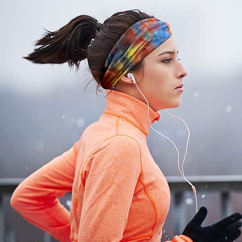 Miniatura 4 de NODG 6 diademas de teñido anudado para mujer, diademas de nudo, diademas turbantes para mujer, diademas de moda para el cabello de mujer, diadema