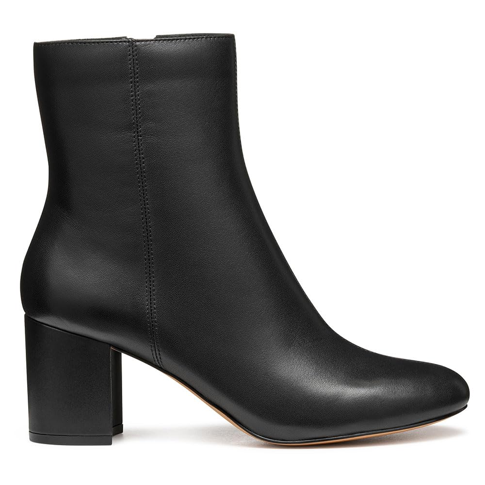 Geox Women's D Virnilia 65 Ankle Boot, Black, 37.5 EU, black, 4.5 UK