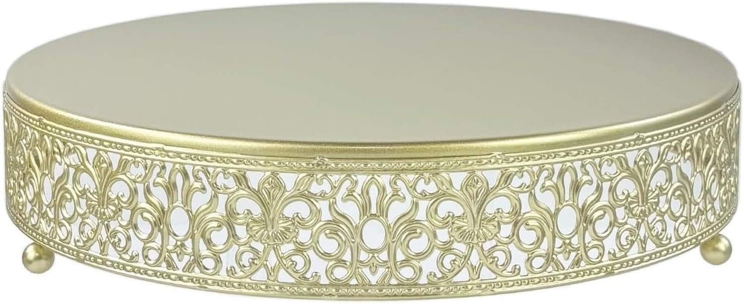 Support Rond en métal pour gâteaux, Cupcakes et Desserts, 30 cm
