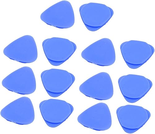 uxcell Kit de herramientas de apertura de palancas triangulares de plástico azul para teléfono celular, laptop, mesa y PC