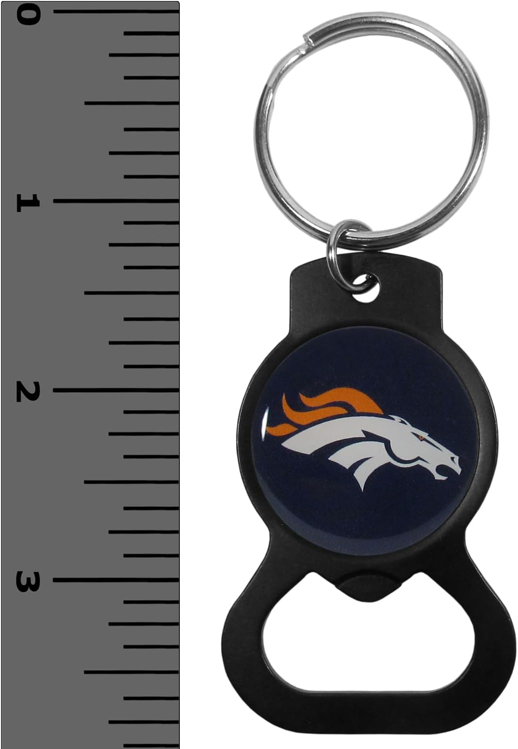 Siskiyou Sports NFL Bottle Opener Key Chain, Black, One Size