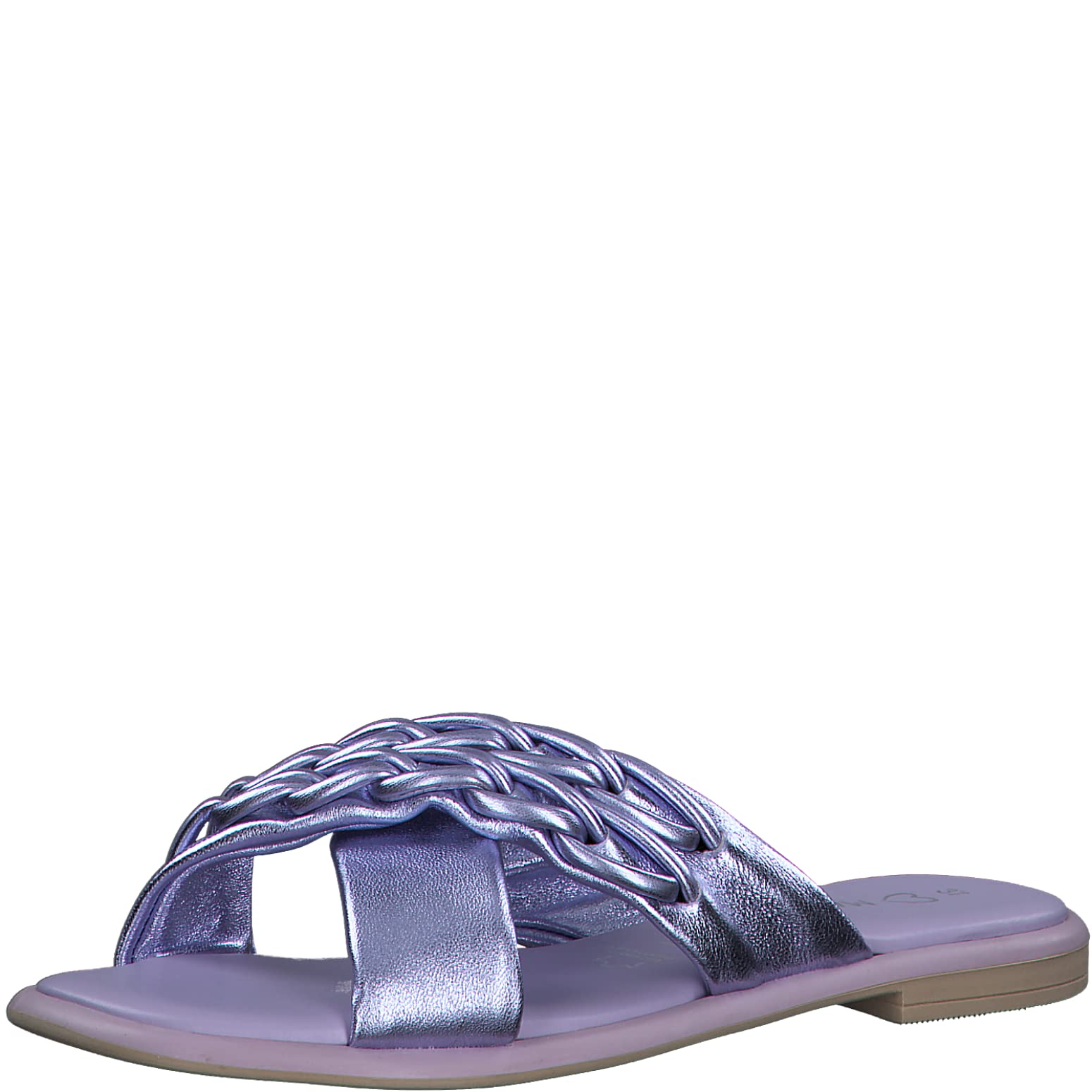 Marco Tozzi Women's 2-2-27122-20 Leather Mules, Lilac Metal, 38 EU, Lilac metal, 6 UK