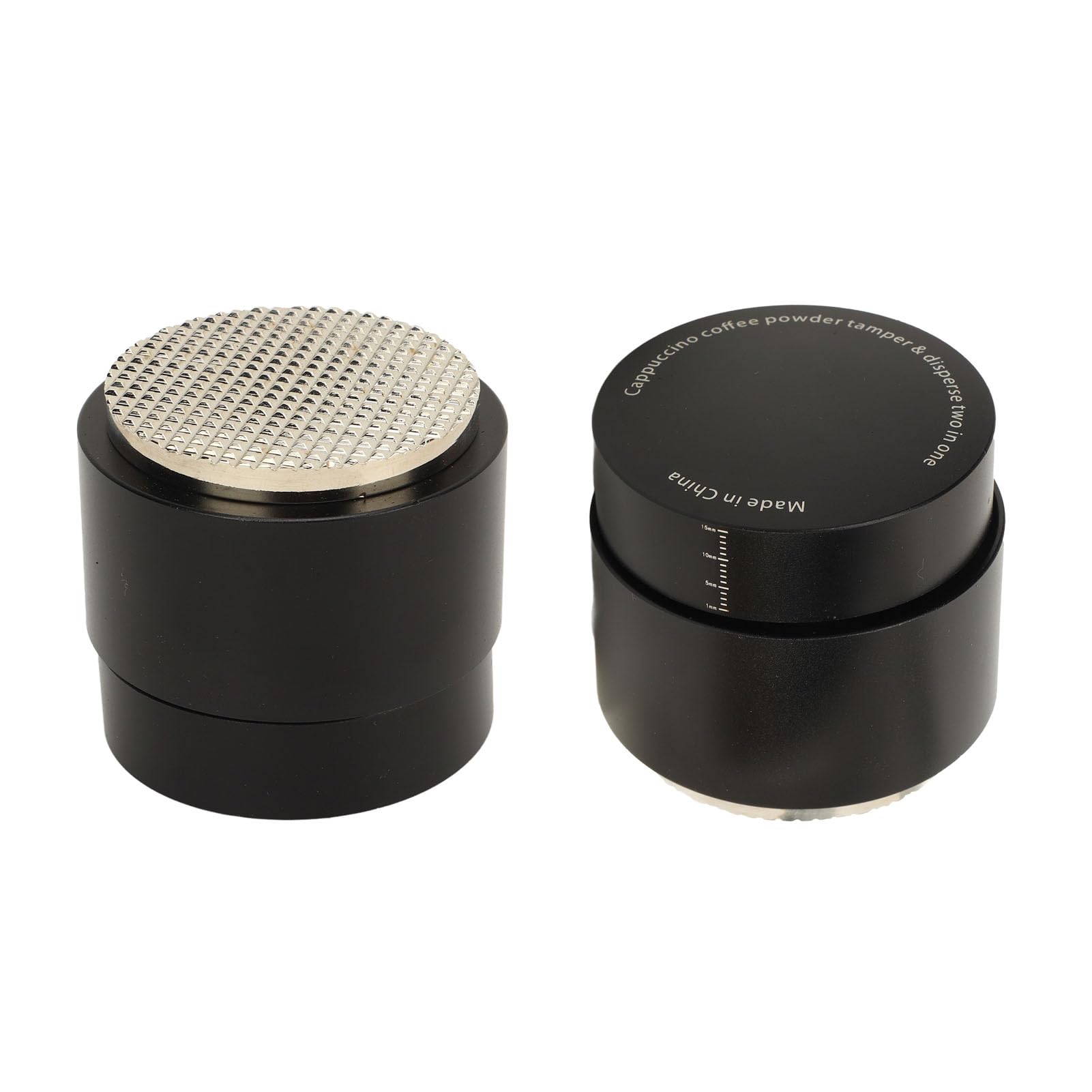 Dispenser per Manomissione caffè, Design Standard a Pressione Costante Tamper per Polvere di caffè Impugnatura Ergonomica Fondo Largo per Uso Domestico (Base waffle 58 mm / 2,28