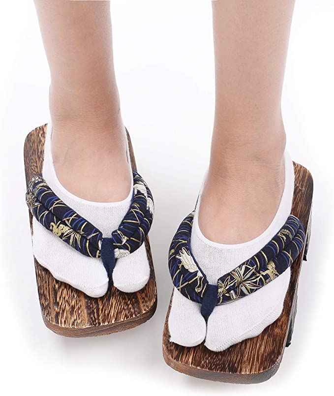 Image of F Flammi No Show Socks Women Tabi Socks Non Slip Flip Flop Socks Low Cut for Sneaker Lofer Boat Shoes