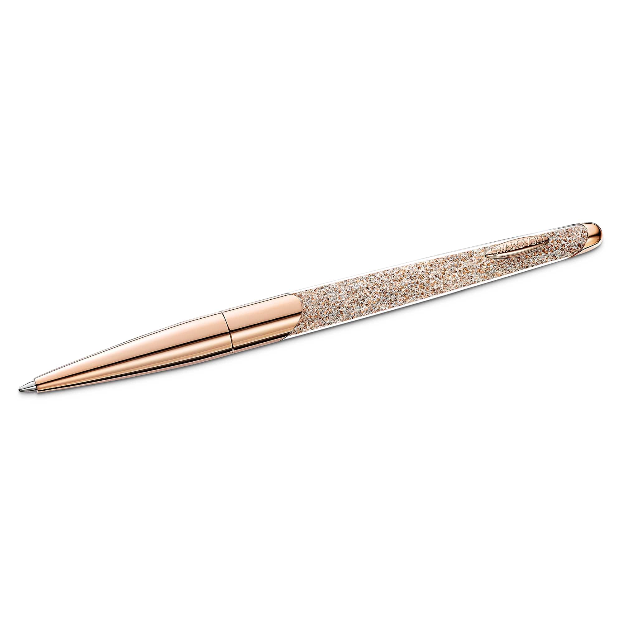 Swarovski Cryst Nova 5534329 Stylo à bille en cristal, couche d'alliage or rose, couleur : or, taille : 14,​2 x 1 cm