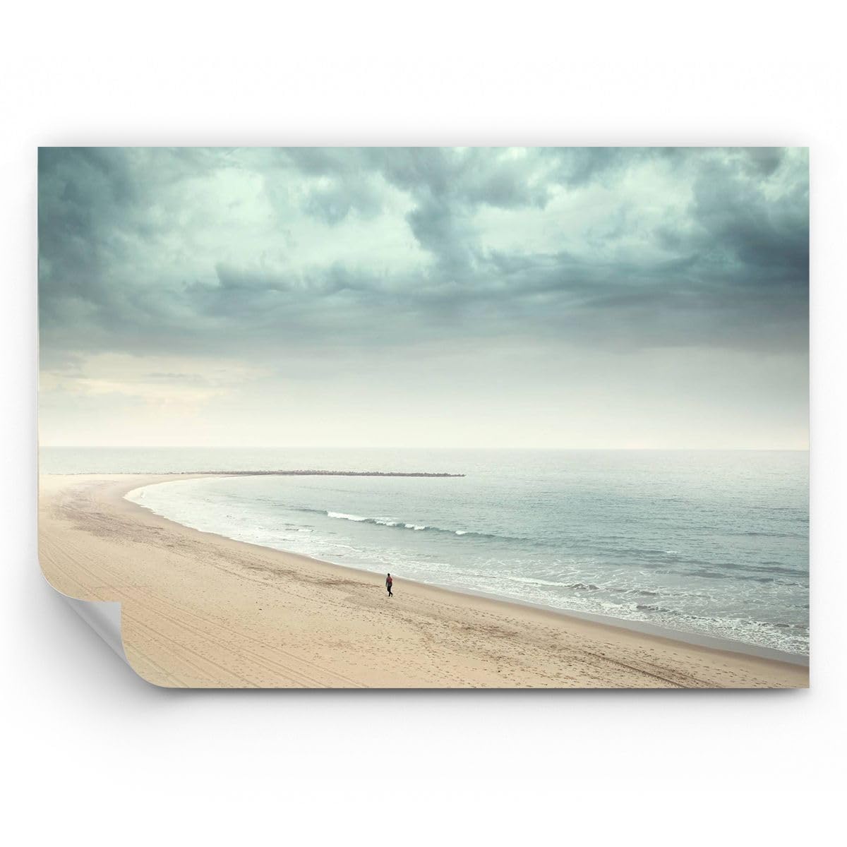Papier peint panoramique pour agrandir une petite pièce sombre facilement