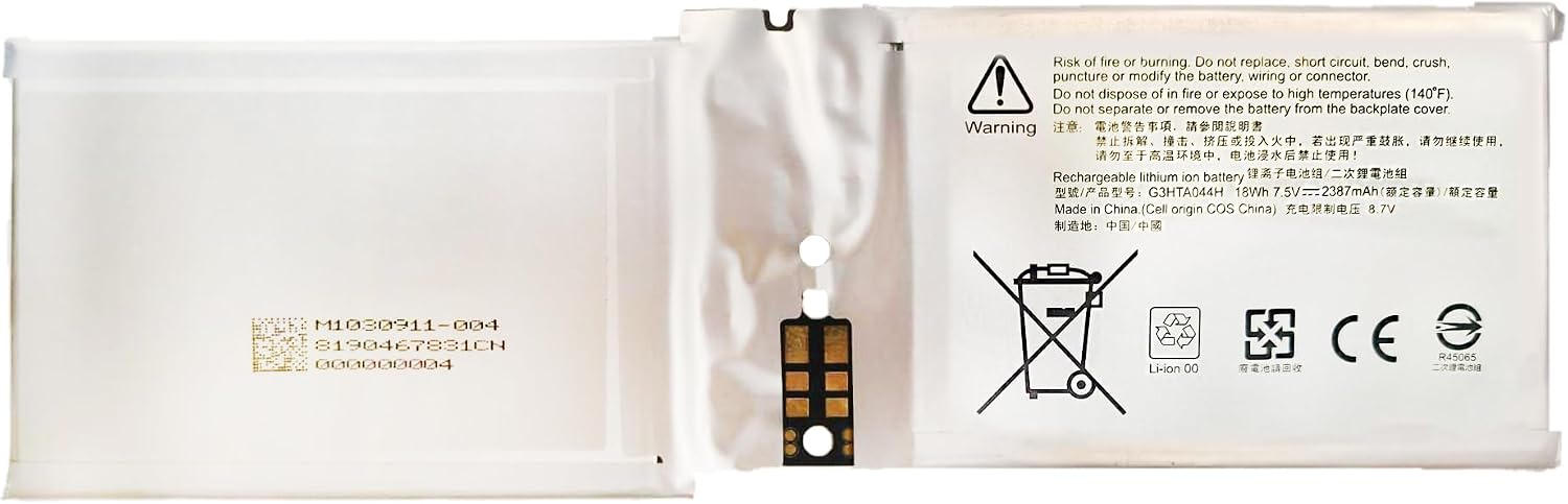 G3HTA044H Rechargeable Battery Compatible with Microsoft Surface Book 1 1703 1704 1705 CR7 13.5" CR7-00005/7