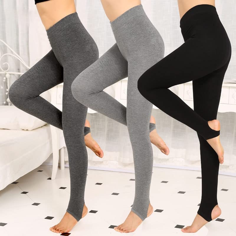 Pantaloni Invernali di Lana da Donna Calza Collant Finti Collant Foderati in Pile Termico da Donna Leggings Elasticizzati Caldi a Vita Alta (Colore : Footwear Black, Dimensioni : 40-65KG) (One Piece