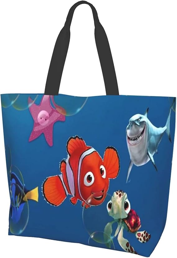 Finding Nemo Reusable Grocery Bags Heavy Duty Shopping Box Collapsible