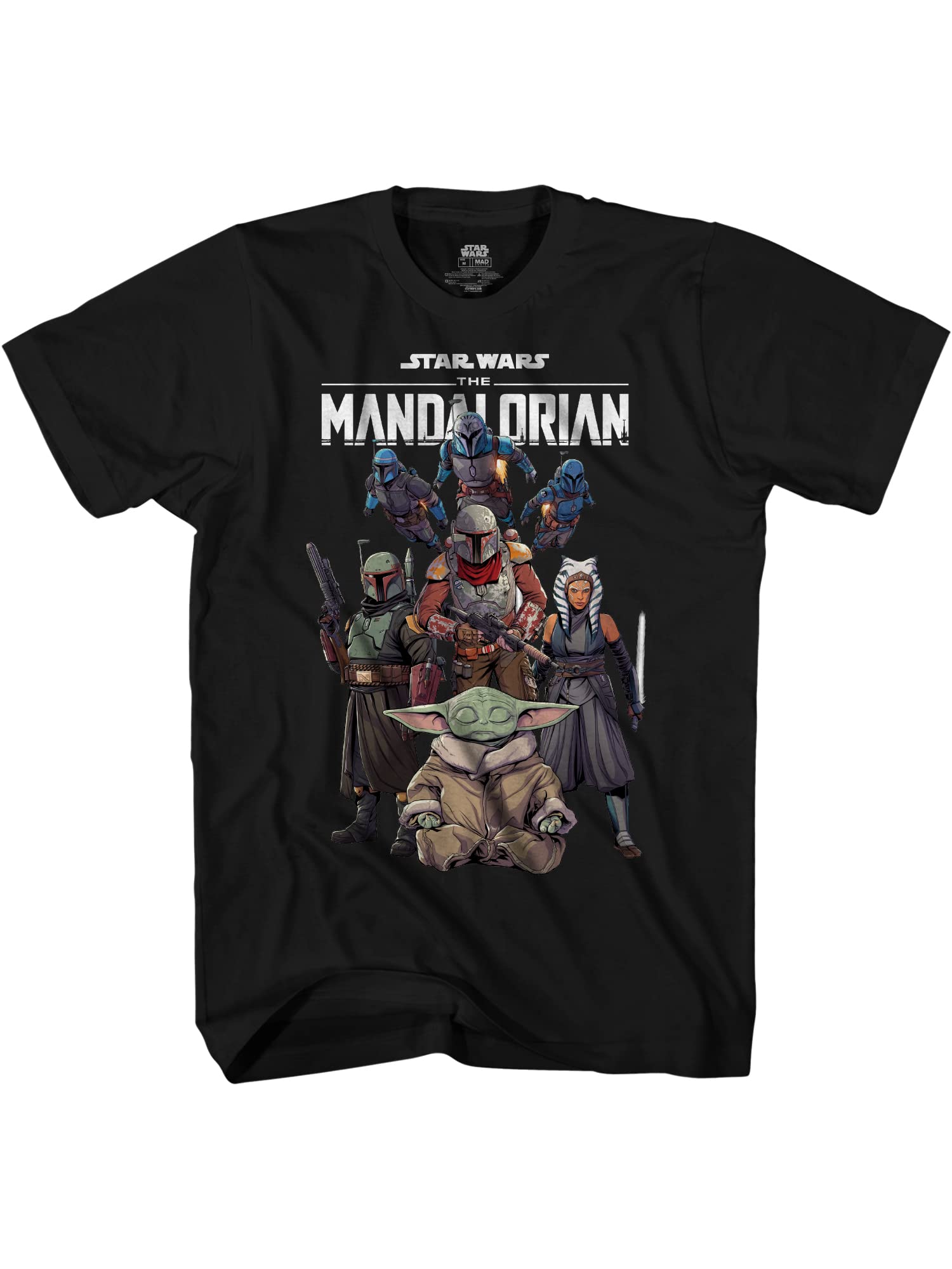 Star WarsMandalorian Luke R2D2 and Grogu Shirt for Family